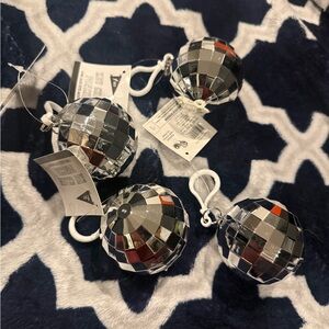 FOUR!!! NEW target disco poncho keychain